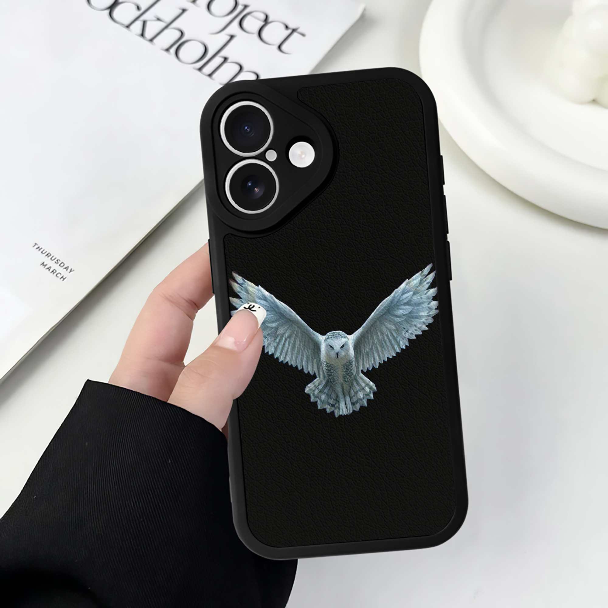 （画像用） Harry Potter ハリー・ポッターシリーズ 【iPhone 16シリーズ対応】シリコンスマホケース（レザー調） 材質：シリコン